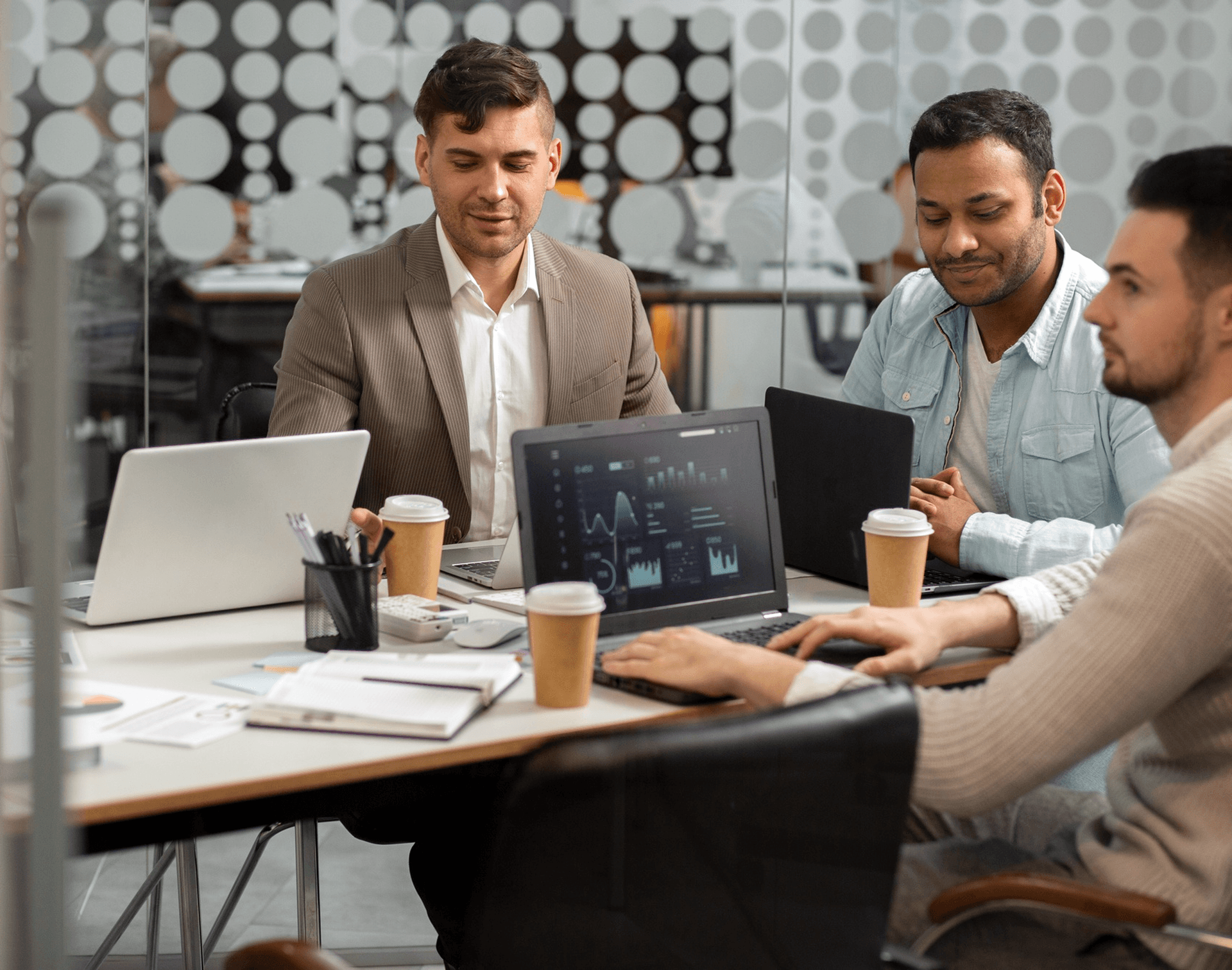 Development team meeting